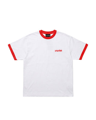 White Retro Oversized Tee Printed Oversized Tees IN YOUR SHOE 