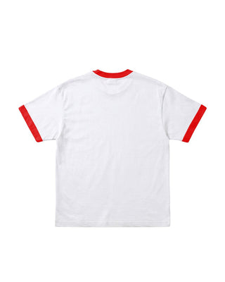White Retro Oversized Tee Printed Oversized Tees IN YOUR SHOE 