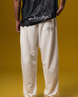 White ZED Stars Wide Leg Swants Swants IYS X ZED L 