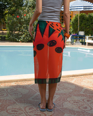 Wild Garden Maxi Flowy Wrap Flowy Wraps Maxi IN YOUR SHOE 