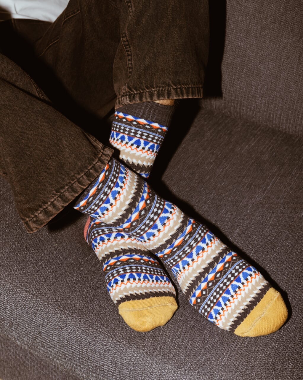Winter Stripes (Thick Socks) Fluffy Socks IN YOUR SHOE 