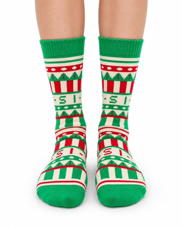 Xmas Eve Fluffy Socks