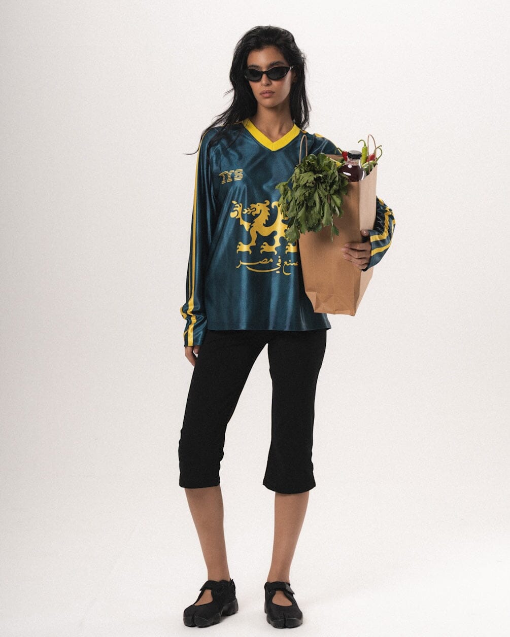 Yellow Cairo Boxy Long Sleeve Jersey Jersey IN YOUR SHOE 