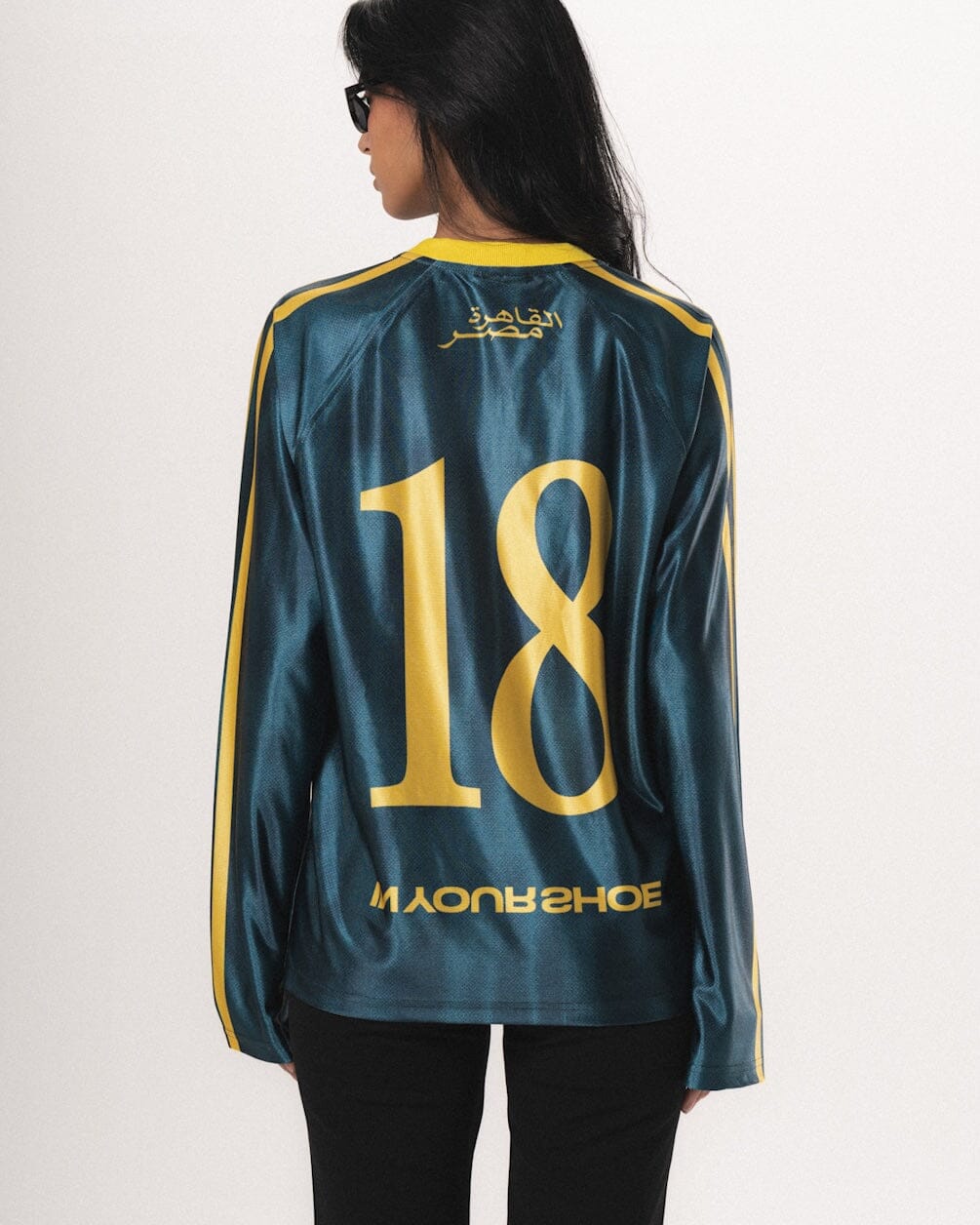 Yellow Cairo Boxy Long Sleeve Jersey Jersey IN YOUR SHOE L 