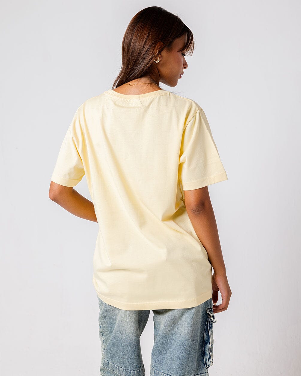 Yellow IYS Printed Regular Tee Printed Regular Tees IN YOUR SHOE 