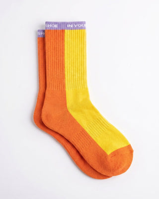 Yellow & Orange Neck Socks Neck Socks IN YOUR SHOE 