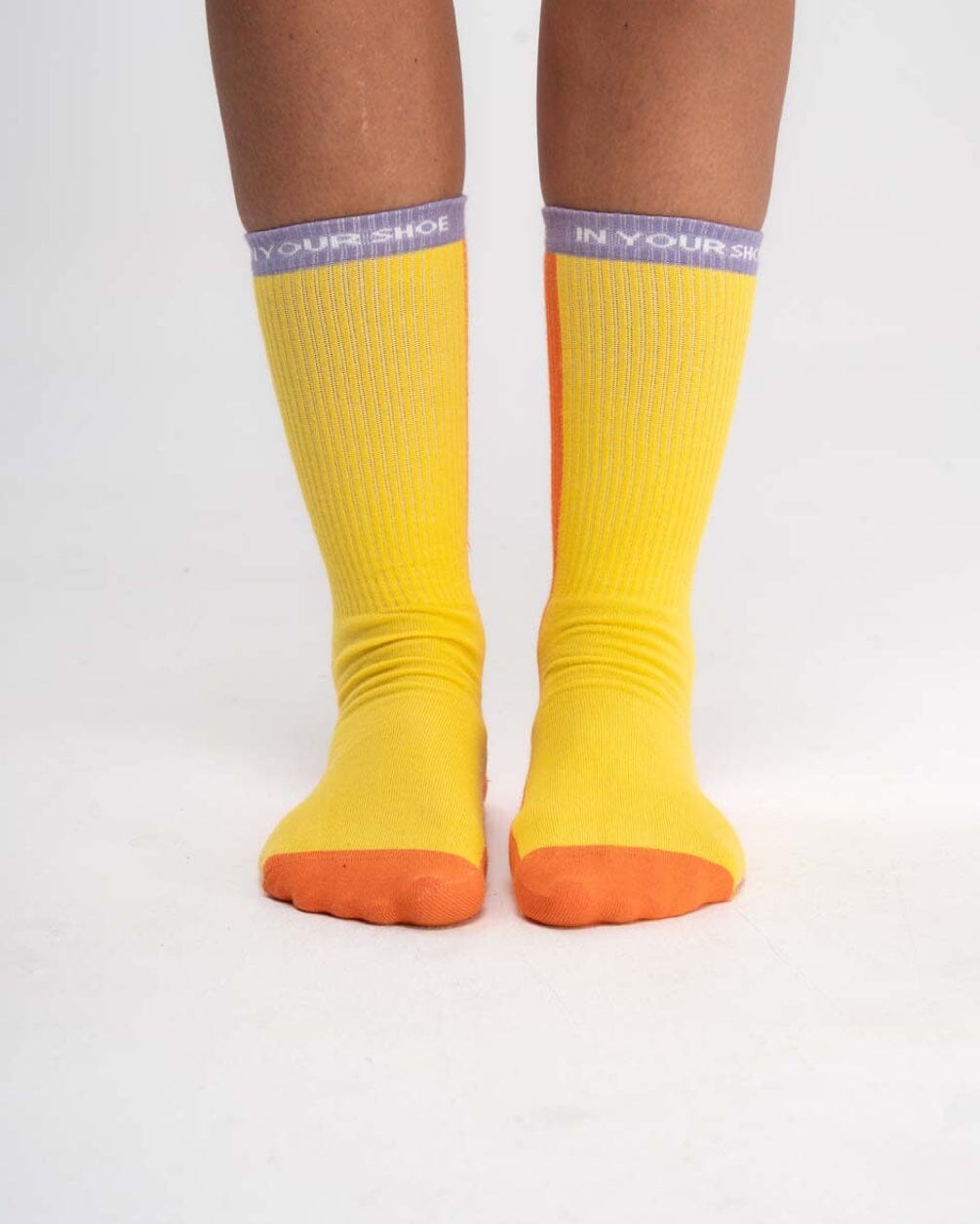 Yellow & Orange Neck Socks Neck Socks IN YOUR SHOE 