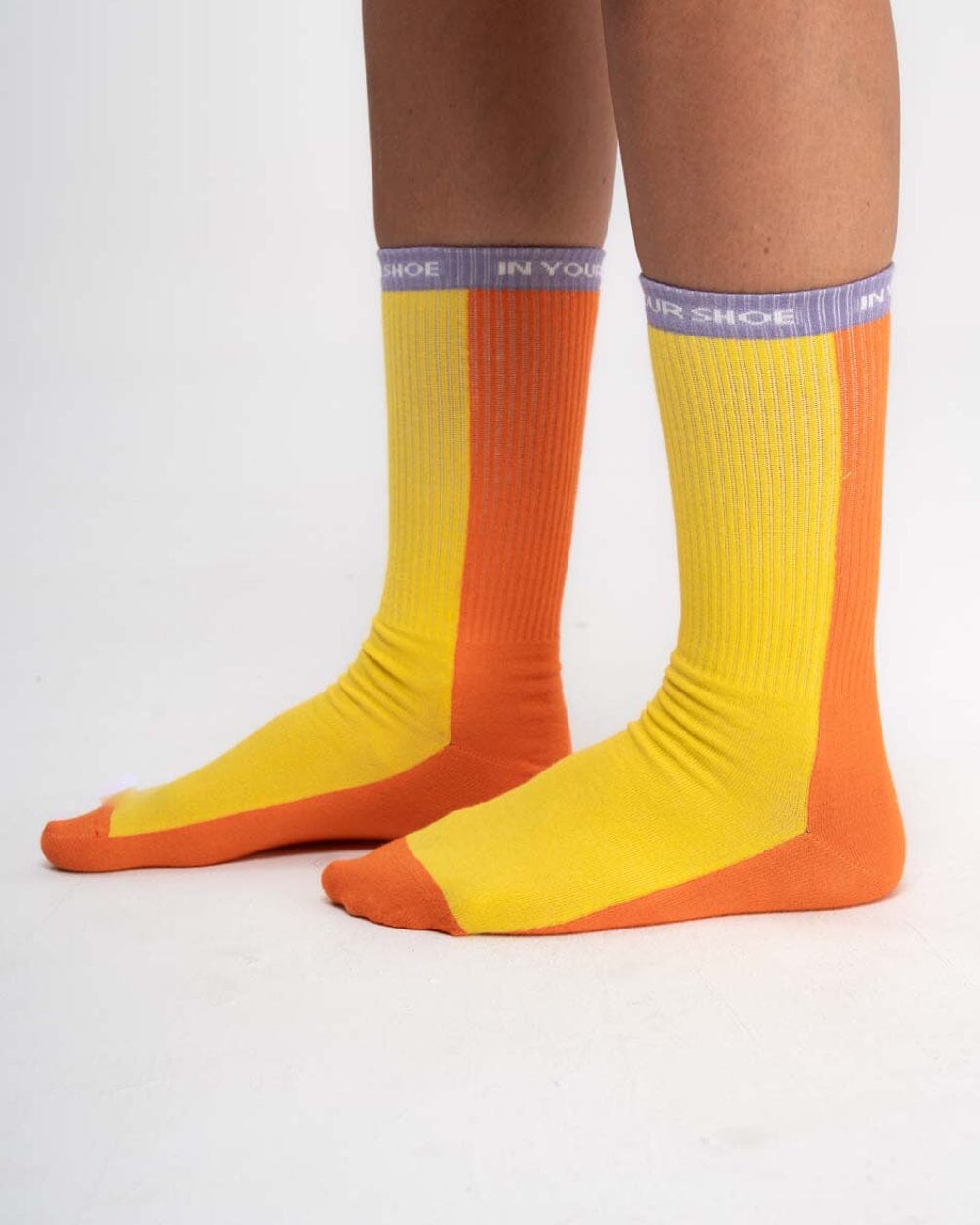 Yellow & Orange Neck Socks Neck Socks IN YOUR SHOE 
