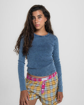 Yellow Pink Multicolor Plaid Boxer Shorts Boxer Shorts IN YOUR SHOE S 