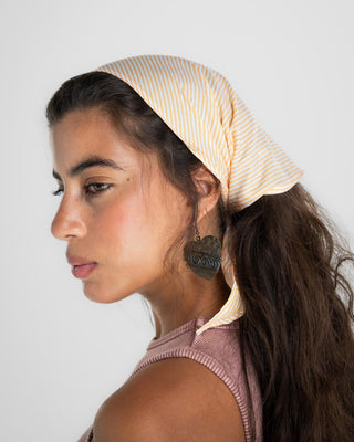 Yellow Striped Bandana Bandana IN YOUR SHOE 