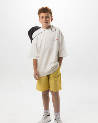 Yellow Striped Kids Boxer Shorts Kids Boxer Shorts IN YOUR SHOE 4-5 