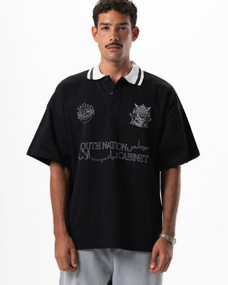 Youth Nation Oversized Polo Polo T-Shirts IN YOUR SHOE M 