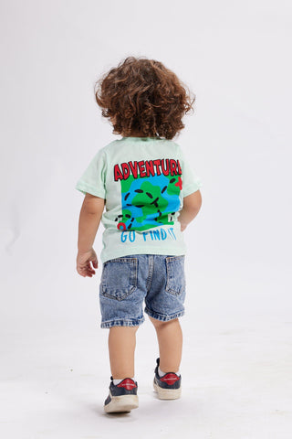 Adventure Printed Tee ( Kids ) Kids Regular Printed Tees IN YOUR SHOE 10-12 