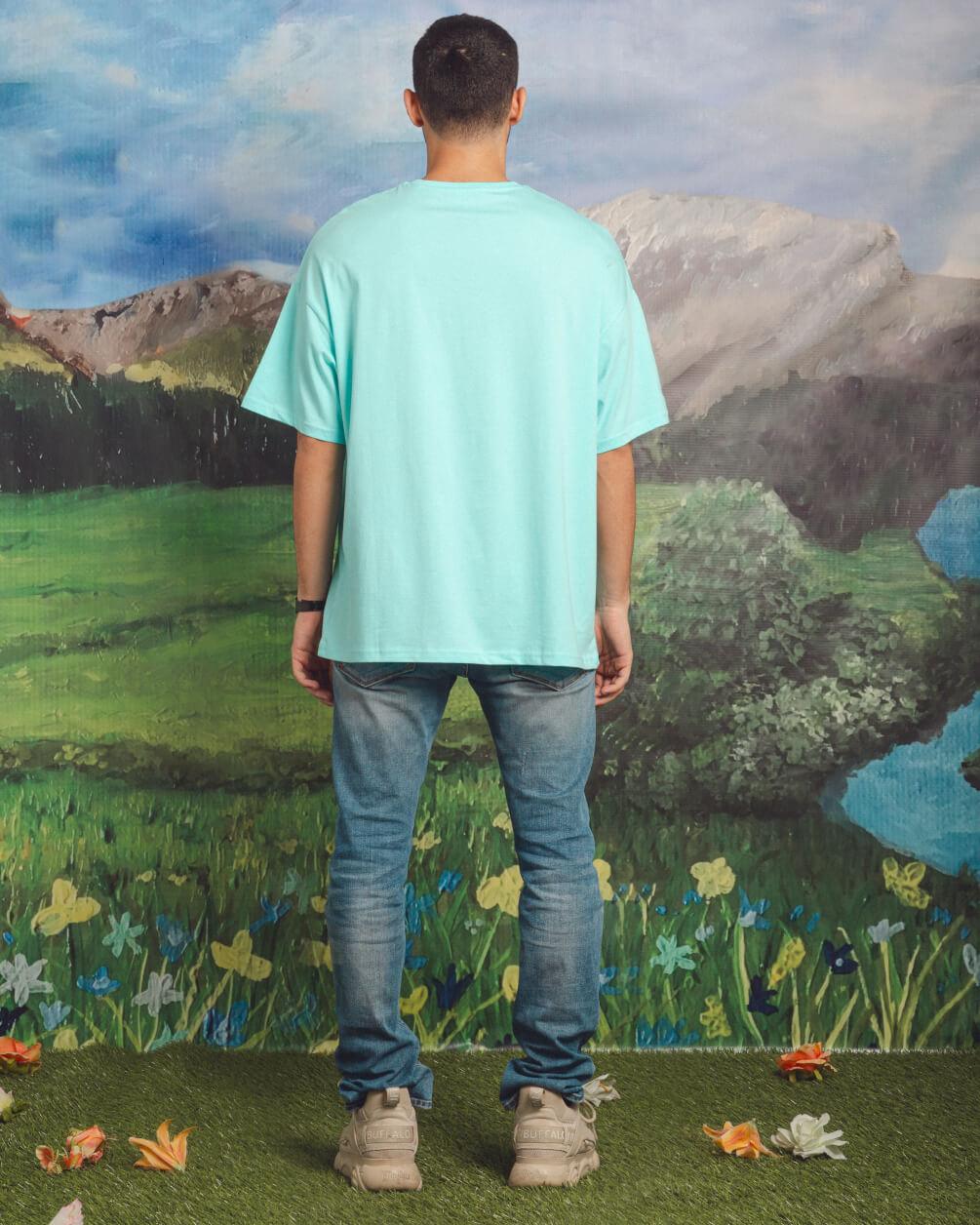 Baby Blue - Basic Oversized Tees Basic Oversized Tees IN YOUR SHOE 