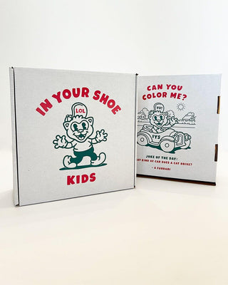 Beige Printed Swants (Kids Sweatpants) Swants (Kids) IN YOUR SHOE 