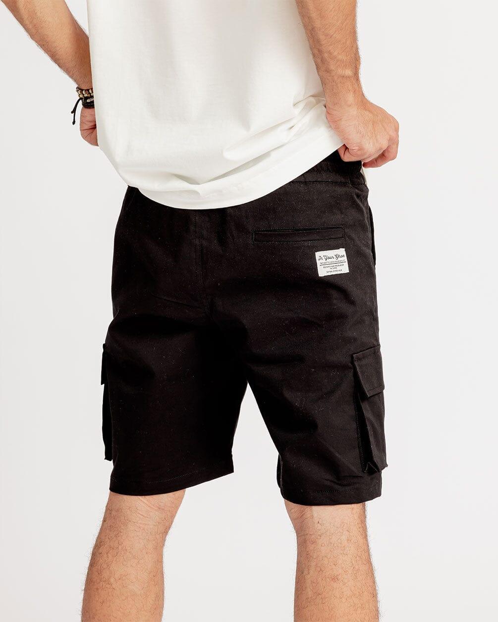 Black Cargo Short Cargo Shorts IN YOUR SHOE 