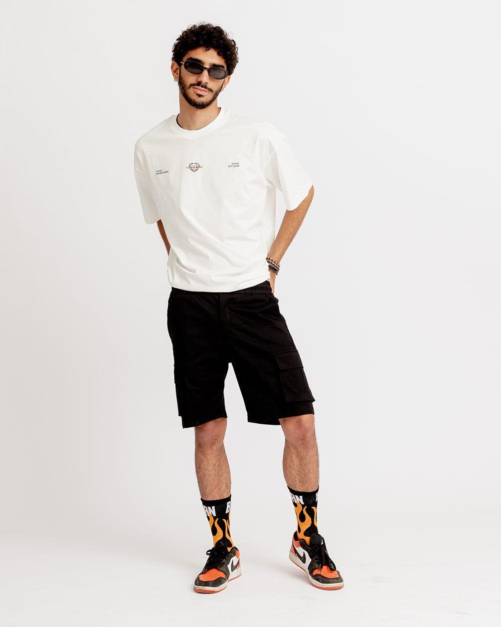 Black Cargo Short Cargo Shorts IN YOUR SHOE 