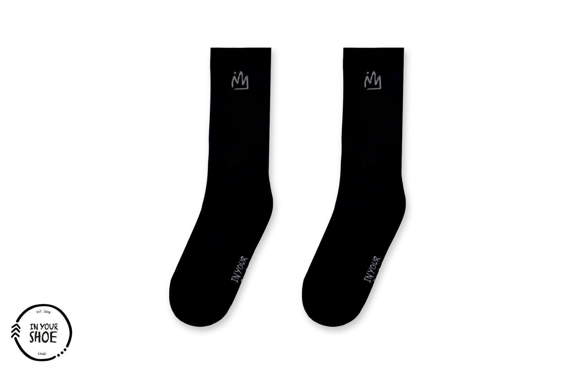 Black IYS Crown (Long Socks) Neck IN YOUR SHOE 