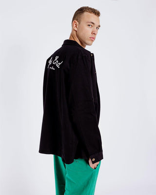 Black Overshirt Jacket Overshirt IN YOUR SHOE 