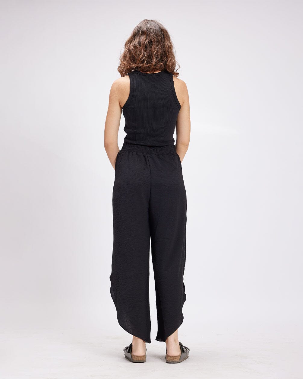 Black Slit Pants Slit Pants IN YOUR SHOE 