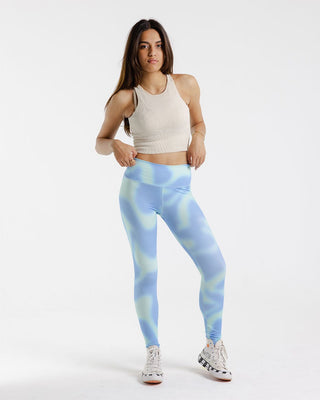 Blue Aurora Leggings Leggings IN YOUR SHOE XS 