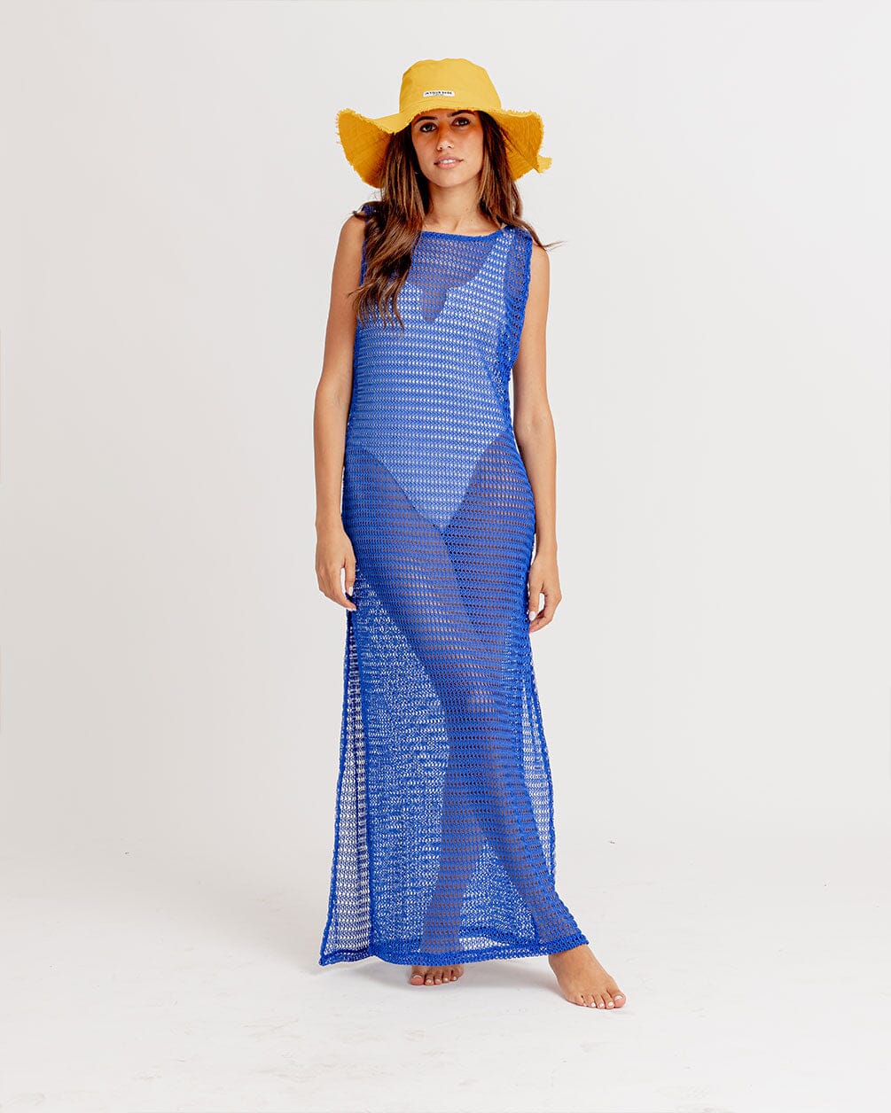 Blue Fishnet Dress Fishnet Dress IN YOUR SHOE 