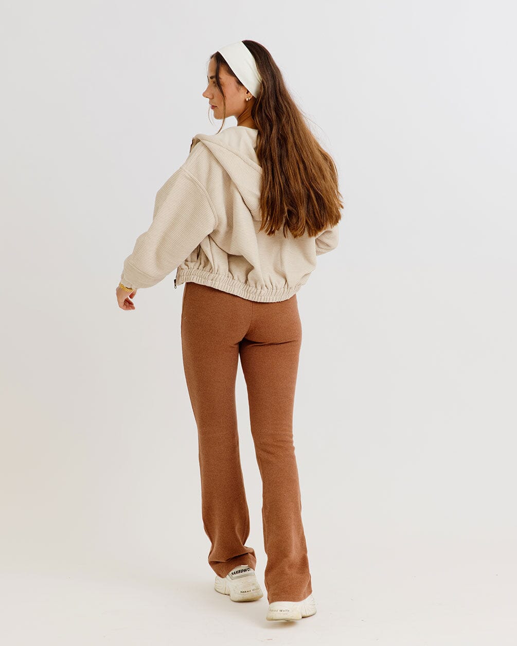 Brown Flare Pants Flare Pants IN YOUR SHOE L 