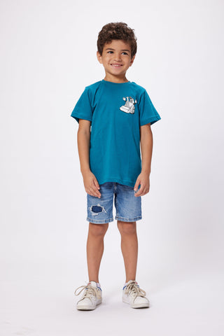 Build n Break Printed Tee ( Kids ) Kids Regular Printed Tees IN YOUR SHOE 6-8 