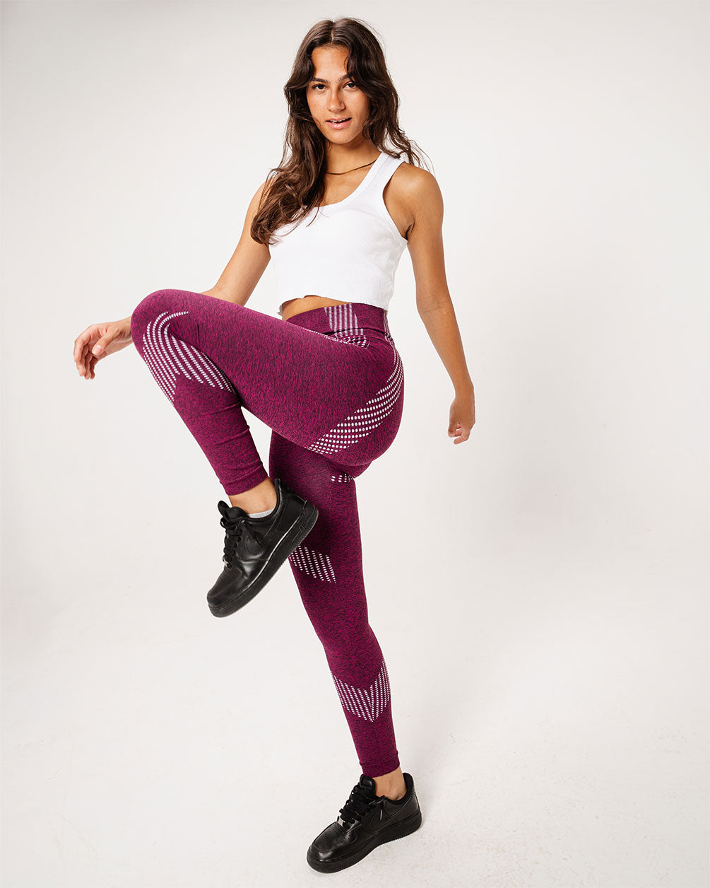 Burgundy Leggings Leggings IN YOUR SHOE 