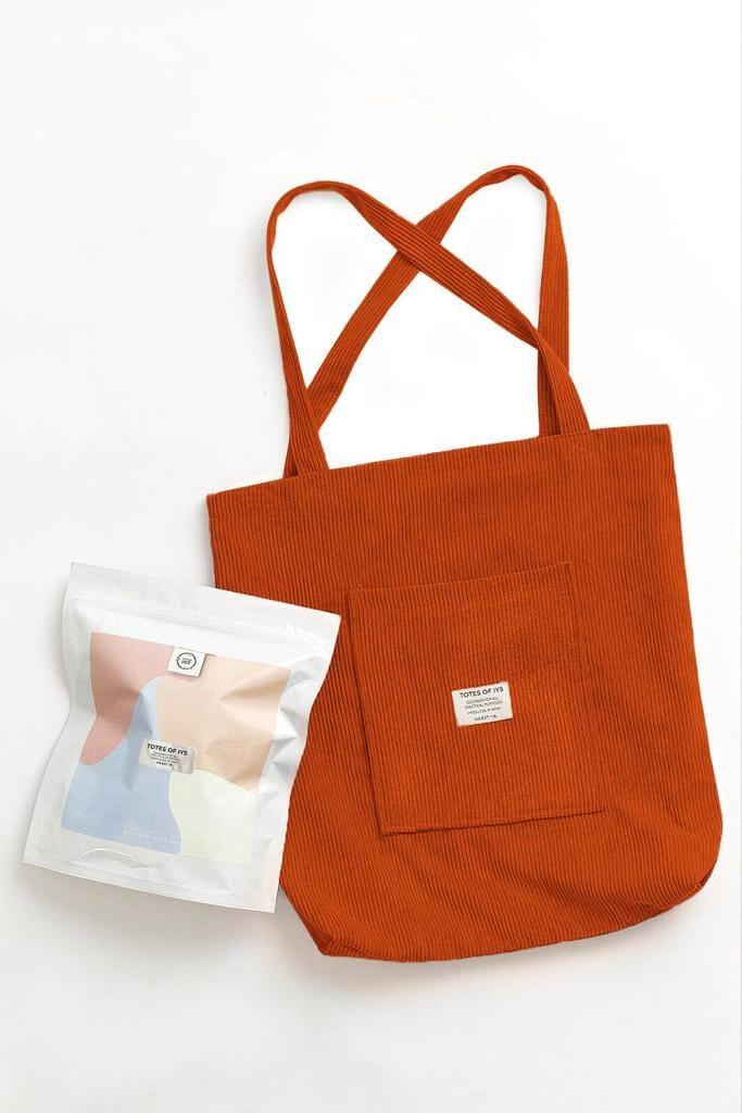 Burnt Red Tote Totes IN YOUR SHOE 