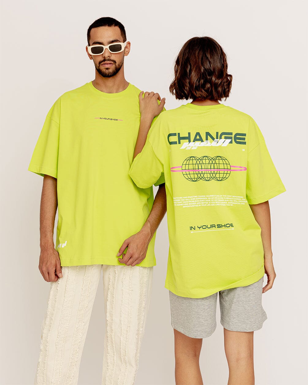 Change Printed Oversized Tee Printed Oversized Tees IN YOUR SHOE 