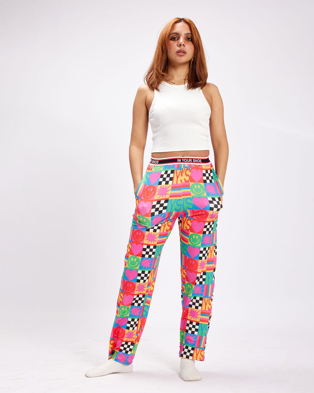 Checkered Heart Pjoys PJOYS IN YOUR SHOE S 