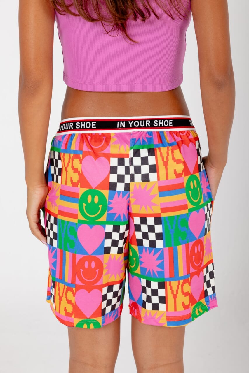 Checkered Heart - Pshorts Pshorts IN YOUR SHOE L 