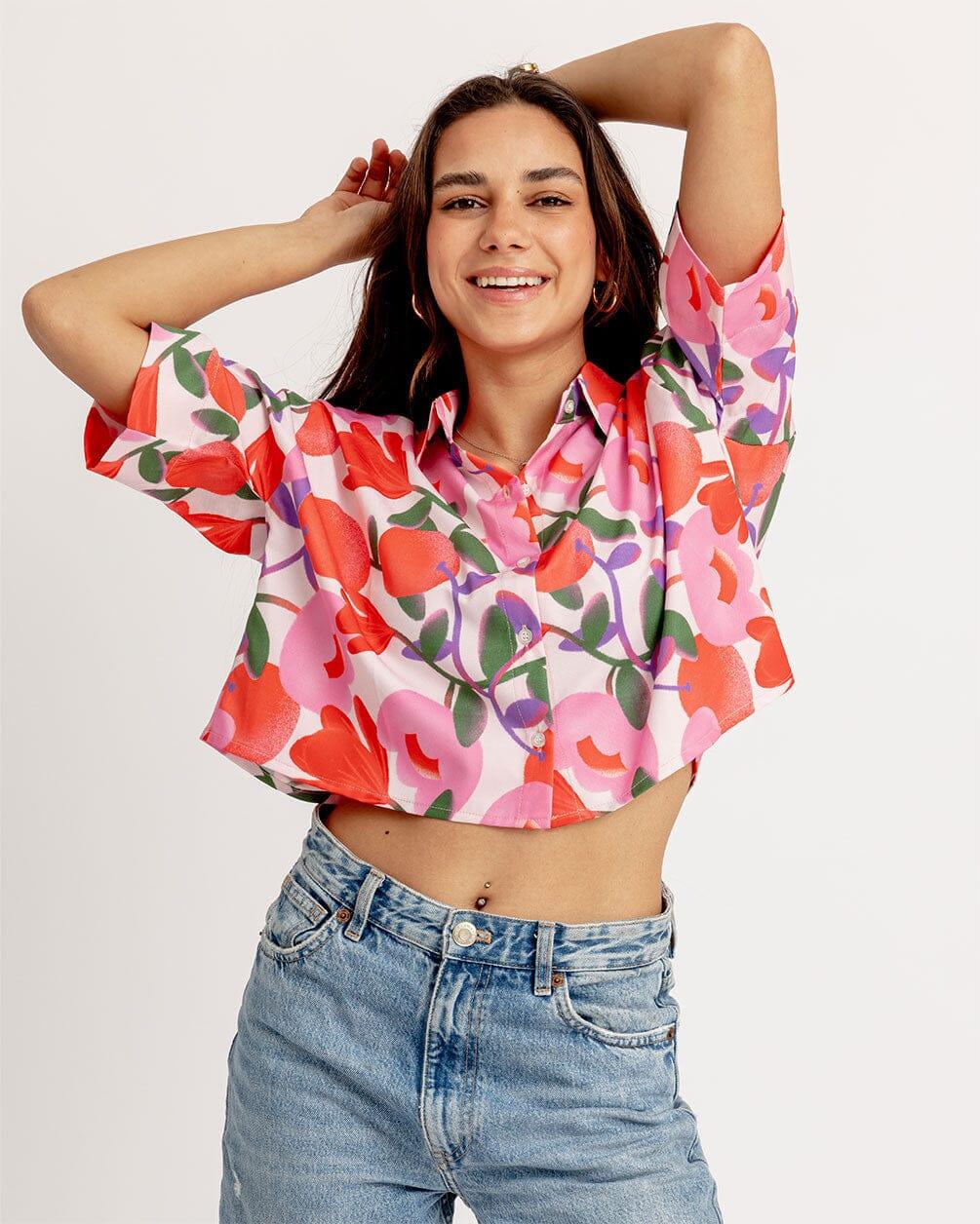 Clementine Cropped Shirt Cropped Shirt IN YOUR SHOE 