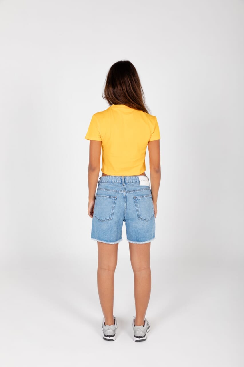 Delusional Cropped Tee Statement Cropped Tee IN YOUR SHOE L 