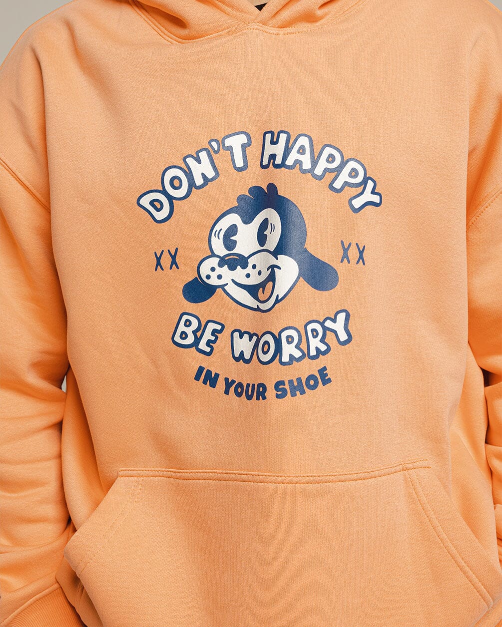 Don't Happy Hoodie Printed Hoodies IN YOUR SHOE 