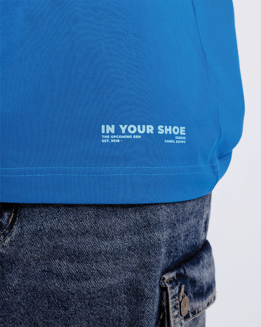 Egyptian Blue Basic Oversized Tee Basic Oversized Tees IN YOUR SHOE 