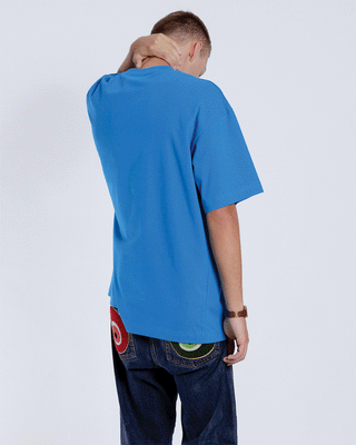 Egyptian Blue Basic Oversized Tee Basic Oversized Tees IN YOUR SHOE 