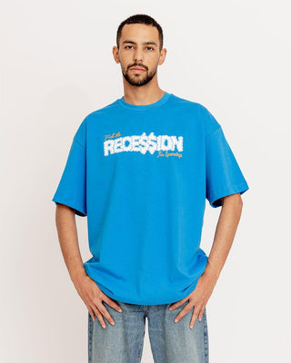 F*ck The Recession Printed Oversized Tee Printed Oversized Tees IN YOUR SHOE 