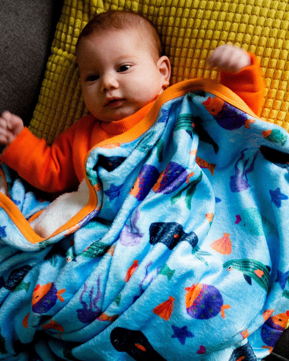 Fish Blanket (Kids) fluffy blanket (Kids) IN YOUR SHOE 