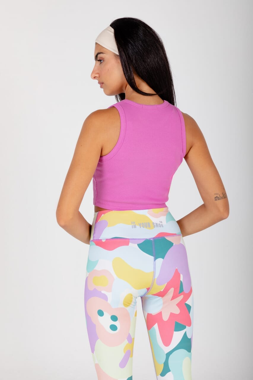 Flower Patches Leggings Leggings IN YOUR SHOE L 