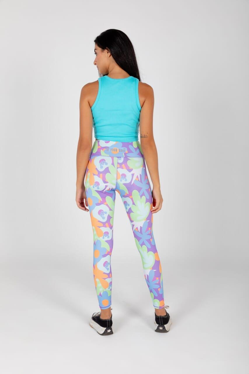 Flower Power Leggings Leggings IN YOUR SHOE M 