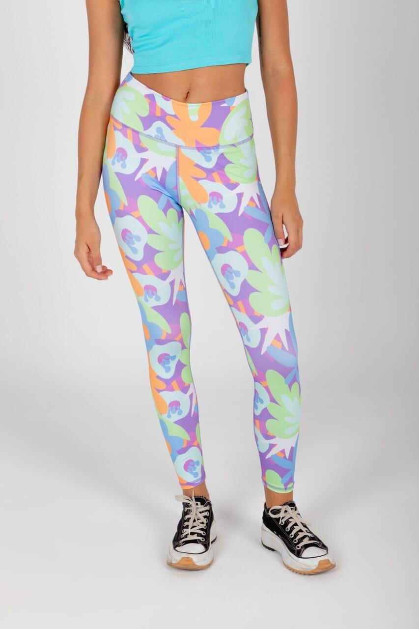 Flower Power Leggings Leggings IN YOUR SHOE XS 