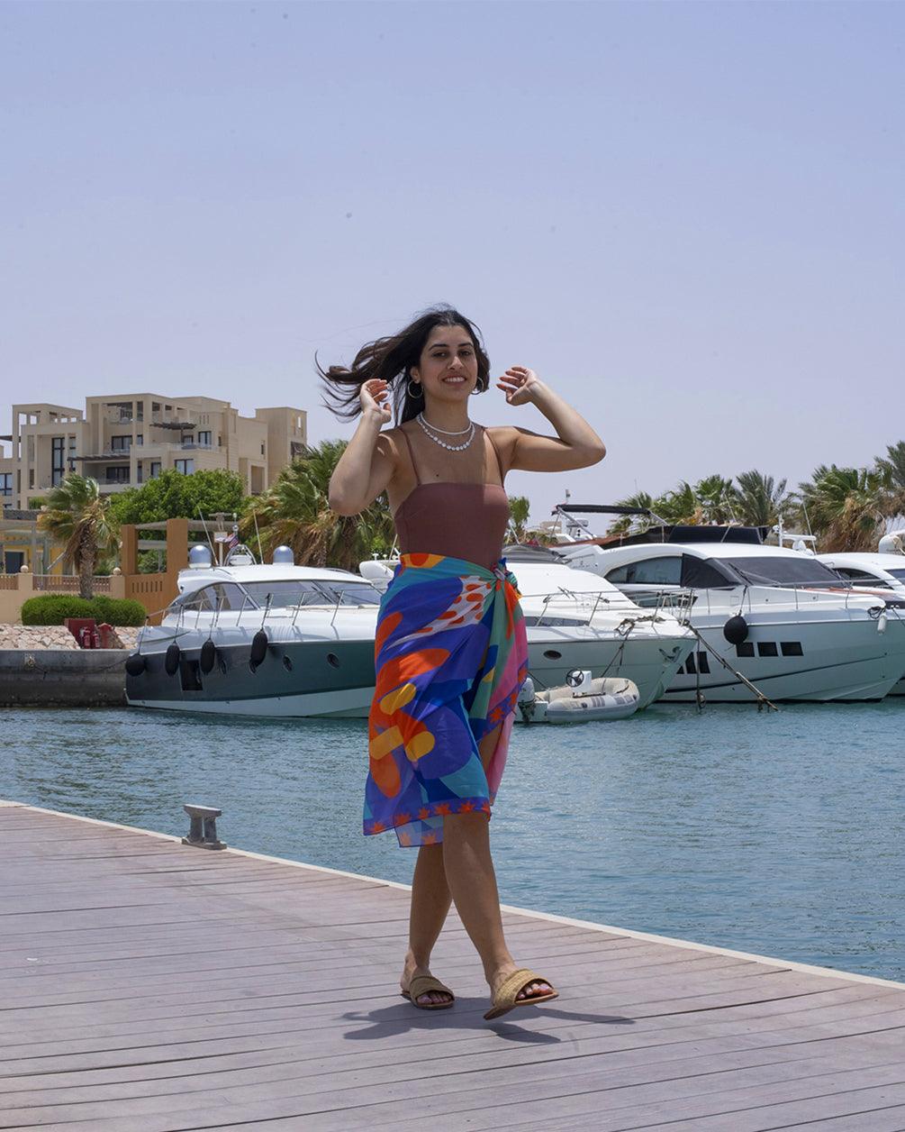 Fluorescence Maxi (Flowy Wraps) Flowy Wraps Maxi IN YOUR SHOE 