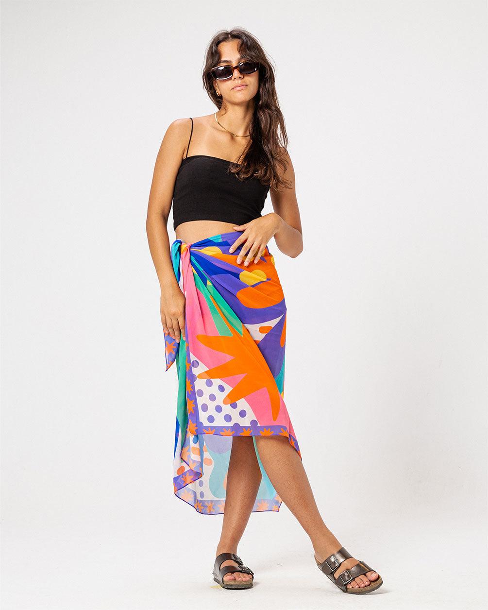 Fluorescence Maxi (Flowy Wraps) Flowy Wraps Maxi IN YOUR SHOE 