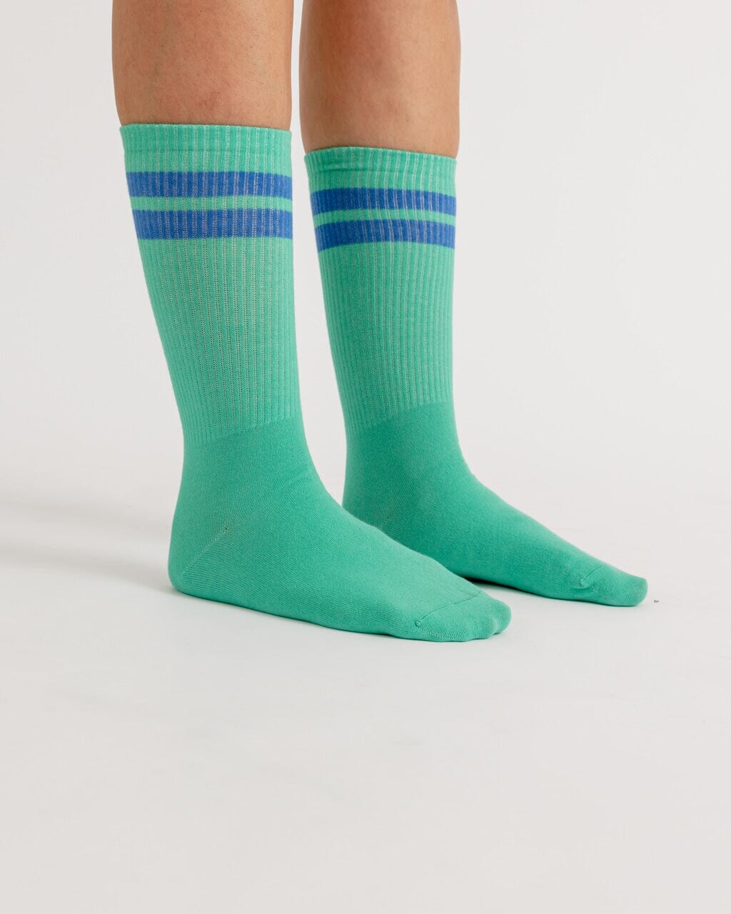 Green 2 Stripes (Long Socks) Neck IN YOUR SHOE 