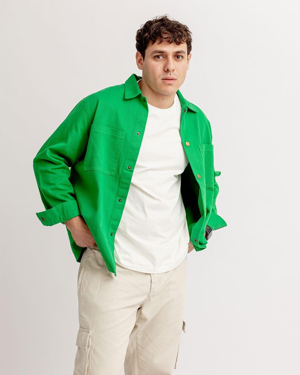Green Overshirt Jacket Overshirt IN YOUR SHOE 