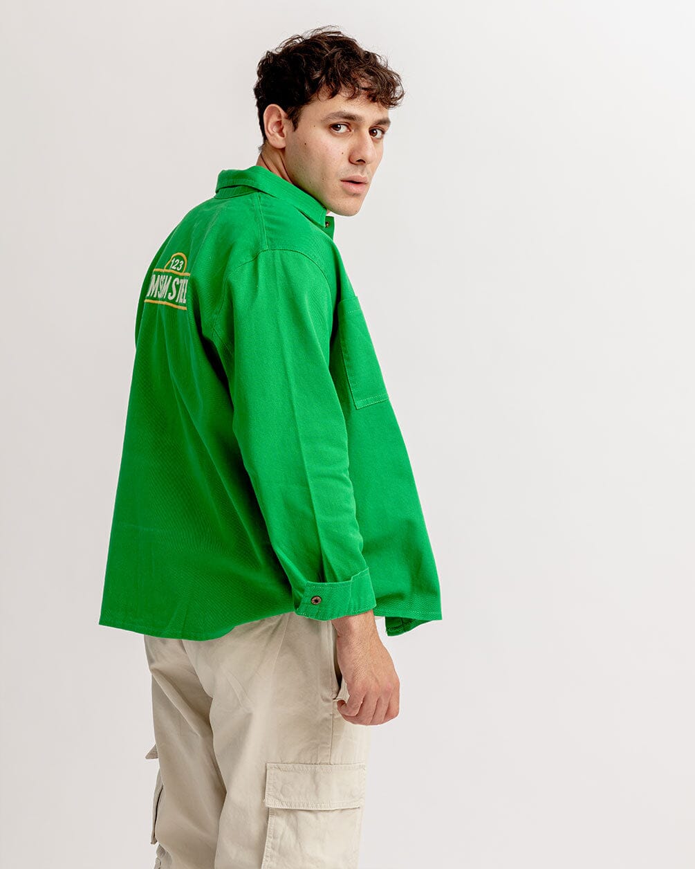 Green Overshirt Jacket Overshirt IN YOUR SHOE 