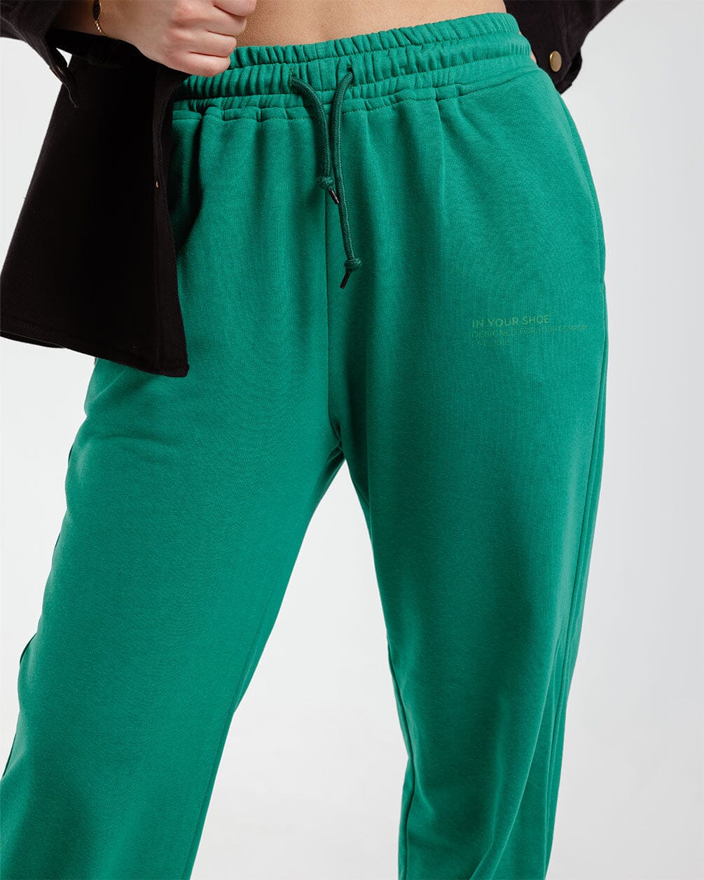 Green Straight Swants (Sweatpants) Swants IN YOUR SHOE S 