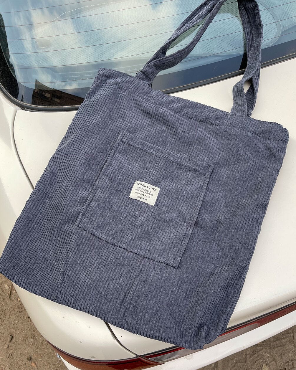 Grey Tote Totes IN YOUR SHOE 